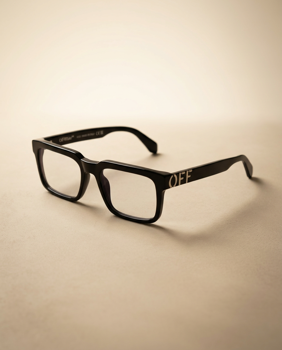Óculos de Grau OFF-WHITE Style Black 70